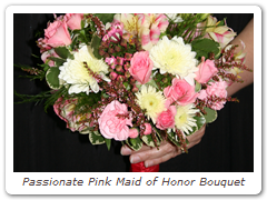 Passionate Pink Maid of Honor Bouquet